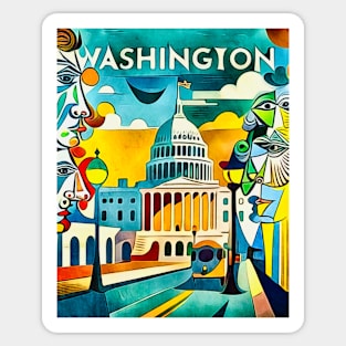 Washington, globetrotters Sticker